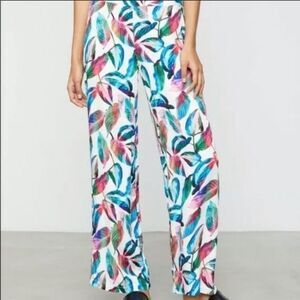 ONIA | Mila Pants Leaf Print Beachwear Revolve M